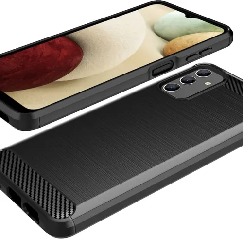 Vista 4 de Osophter Funda para Samsung Galaxy A13 4G, Samsung A13 5G Funda con protector de pantalla de absorción de golpes Flexible TPU Caucho Protector