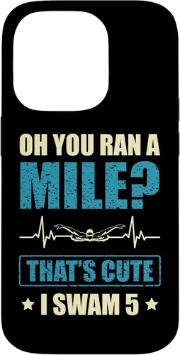 Vista 17 de Funny Swimmer I Swam 5 Hilarious Swimming Case for iPhone 16
