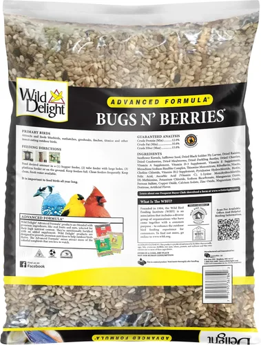 Vista 3 de Wild Delight 099127 Bugs N' Berries - Alimento para pájaros silvestres, 4.5 libras