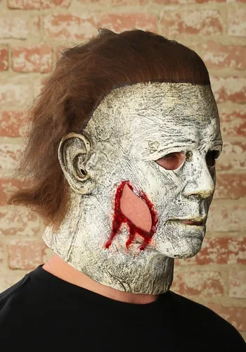 Vista 4 de Halloween (2018) Máscara de la Batalla Final de Michael Myers Multicolor