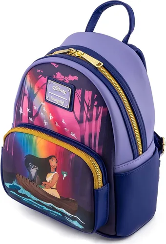 Vista 6 de Mini mochila de Disney Pocahontas Just Around The River Bend, Multicolor