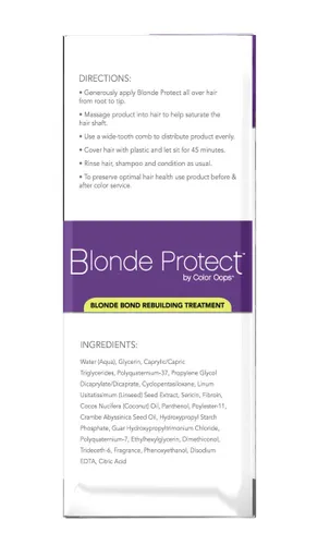 Vista 2 de Color Oops Blonde Protect Tratamiento capilar Blonde Bond Rebuilding Nutre e hidrata