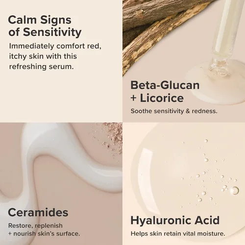 Vista 3 de Paula's Choice Suero reparador CALM para pieles sensibles, calma y alivia el enrojecimiento, hidratación ligera con ácido hialurónico para todo tipo