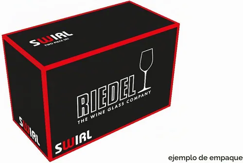 Vista 5 de Riedel Swirl - Copa de vino, 2 unidades (paquete de 1), transparente