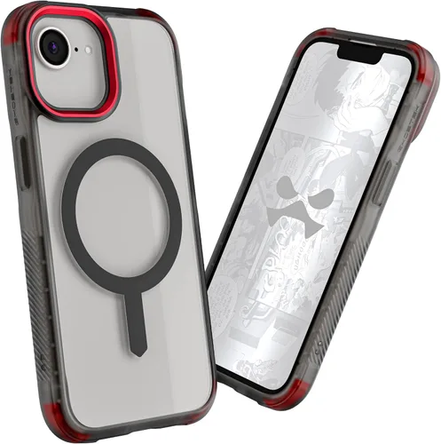 Vista 61 de Ghostek Covert Clear - Funda transparente para iPhone 15 Plus, silicona a prueba de golpes, compatible con accesorios Apple MagSafe, funda Negro