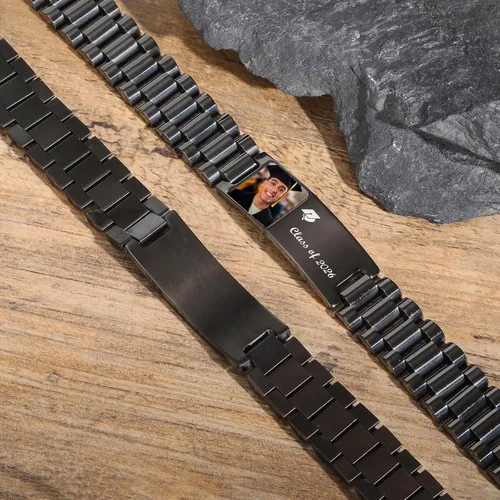 Vista 3 de MEALGUET Regalos de graduación para él, pulsera de graduación personalizable, regalo inspirador para graduados universitarios de clase de 2025
