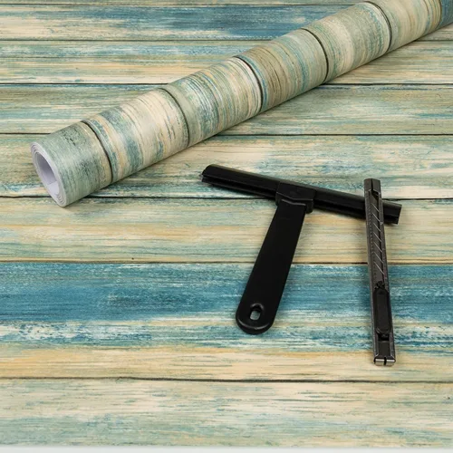 Vista 11 de Papel de contacto de madera negra de 17.7 x 78.7 pulgadas, papel tapiz de madera autoadhesivo, para encimeras de cocina, armarios, papel de vinilo