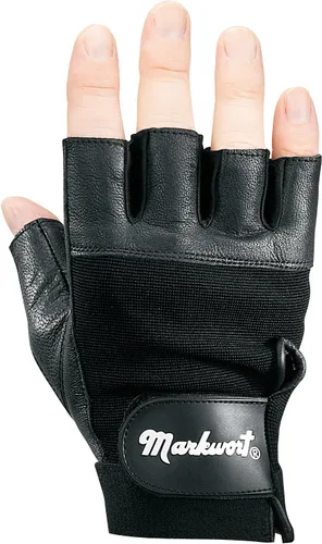 Vista 2 de Markwort Guantes de levantamiento de pesas con almohadilla de palma