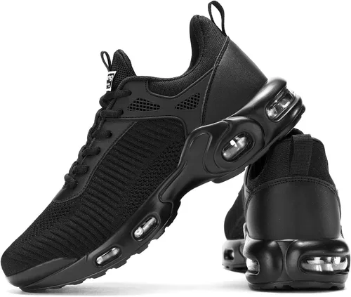 Vista 7 de Zapatillas deportivas de moda antideslizantes con cámara de aire para hombre, zapatos para correr, entrenamiento atlético, tenis y baloncesto