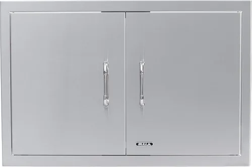Vista 22 de Bull Outdoor Products Componentes Premium para Isla de Barbacoa de Cocina Exterior, Puerta de Acceso Vertical - Bisagra Izquierda con Reborde