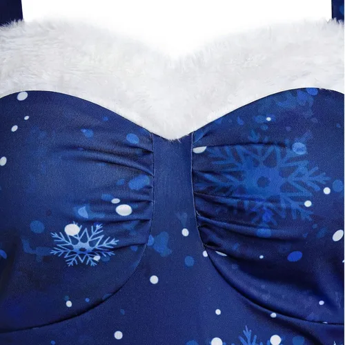 Vista 4 de Vestido sin mangas para mujer, vestido de fiesta de Navidad, vestido sexy con cuello en V, vestido de cóctel y regreso a casa