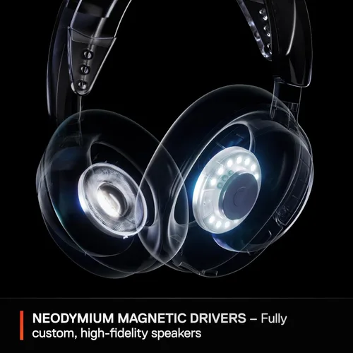 Vista 6 de SteelSeries Arctis Nova 3X Wireless Multi-Platform Gaming Headset — Mobile App Control — 40 HR Battery — Neodymium Magnetic Drivers