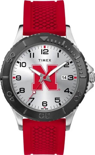 Vista 26 de Timex Tribute Men's Collegiate Gamer 42mm Watch – Georgia Bulldogs with Black Silicone Strap