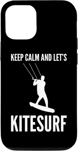 Vista 11 de Funda para iPhone 12 mini Let's Kitesurf Surfer