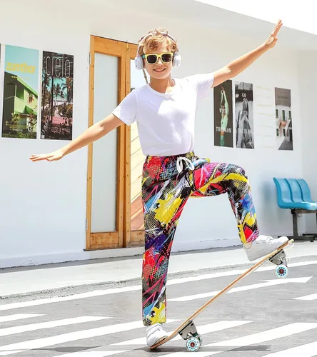Vista 6 de uideazone 6-13T - Pantalones deportivos divertidos con gráficos en 3D para niños, pantalones deportivos para deporte, gimnasio, casual