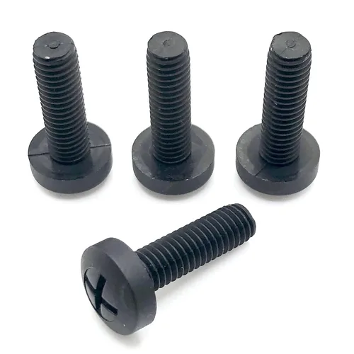 Vista 10 de ReplacementScrews M6 Tornillos de nylon para matrícula - Compatibles con muchas importaciones (Mercedes, Audi, VW, etc.) - Pernos negros de plástico