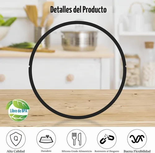Vista 6 de 09907 Anillo de sellado de olla a presión y ventilación de aire automática para olla de presión Presto en caja CA16, CA16H y 21 Qt