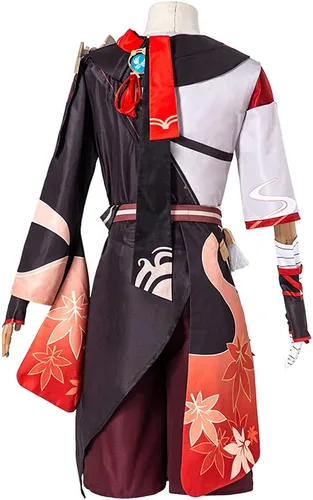 Vista 2 de RAVPump Disfraz de cosplay Genshin Impact Cosplay - Kazuha Cosplay con accesorios de hombro