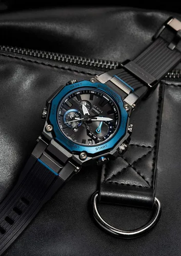 Vista 2 de Casio Reloj G-Shock MT-G Bluetooth Equipado Radio Solar Dual Core Guardia Estructura MTG-B2000B-1A2JF Hombres Gris, Gris, Moderno