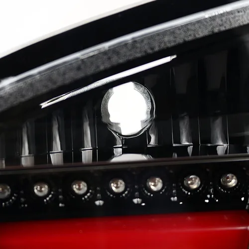 Vista 6 de SPEC-D TUNING Luces traseras LED color negro azabache compatibles con BMW E90 Serie 3 4DR Sedán 2005-2008, conjunto de par izquierdo + derecho