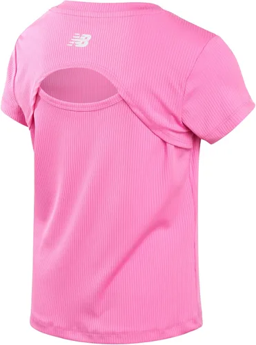 Vista 5 de New Balance Conjunto de falda para niña, 2 piezas, camiseta de manga corta y falda pantalón (talla 7-16)