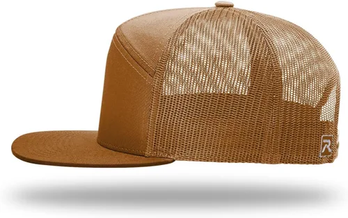 Vista 3 de Richardson 168 Hi-Pro 7 Panel Trucker Gorra ajustable Snapback Sombrero de malla OSFM
