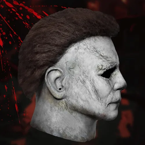 Vista 3 de Michael Myers Mask Original Adult Scary Mask 2018 Halloween Latex Mask For Cosplay Prom Michael Myers Costume