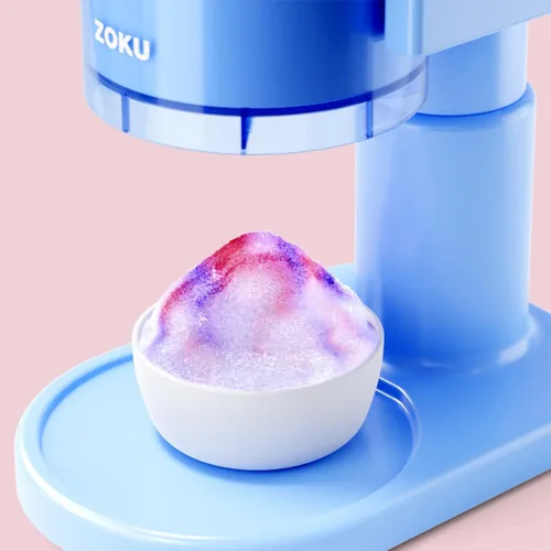 Vista 9 de ZOKU Blue Slushie Cup and Snow Cono Maker Bundle