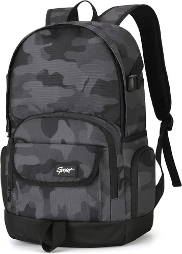 Vista 18 de Mochila escolar estilo Rickyh, mochila de viaje para hombres y mujeres, mochila ligera con compartimento para portátil, Tamaño único