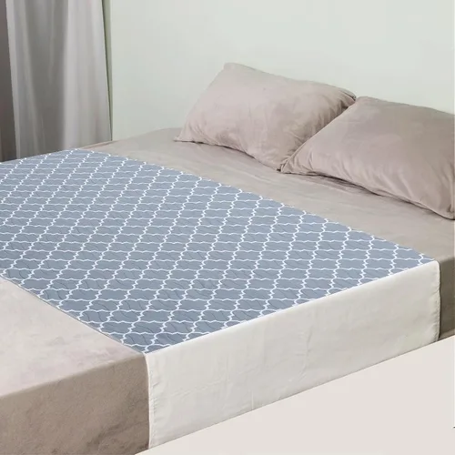 Vista 30 de OUTCREATOR® Almohadillas de cama lavables de 34" x 56" (paquete de 2), protector de colchón para incontinencia, almohadillas impermeables