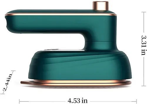 Vista 3 de Vaporizador para ropa, plegable de mano, removedor de arrugas para ropa, plancha de vapor giratoria de 180°, mini plancha de vapor portátil