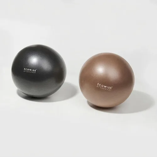Vista 6 de EcoWise - Pelota inflable de pilates de 9 pulgadas, pelotas de ejercicio con colorante natural