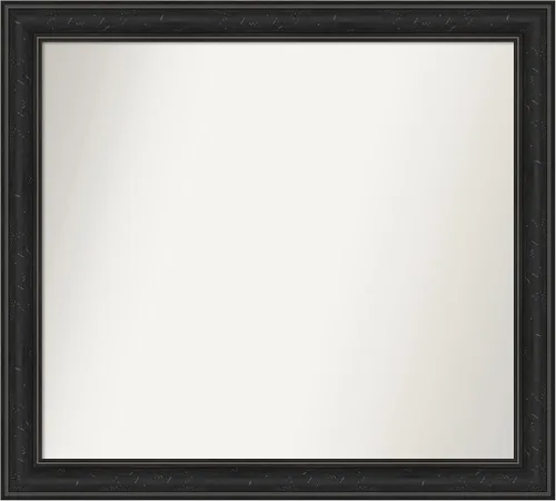 Vista 194 de Amanti Art Espejo personalizado, gran espejo de baño estrecho, espejo de pared o espejo de tocador de baño sobre el fregadero (24 x 24 pulgadas)