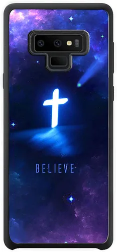 Vista 18 de Funda VUTTOO para Samsung Galaxy Note 20 Ultra - Cross Religious Christian Blue Purple Galaxy Christian Cross Pattern Phone Case Soft TPU