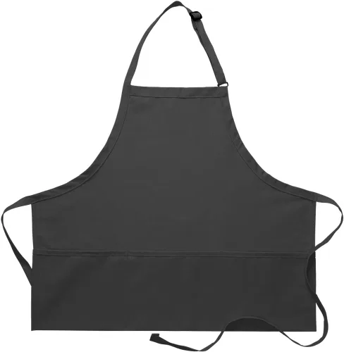 Vista 12 de DayStar Apparel Delantal con peto de 3 bolsillos de alta calidad con cuello ajustable y lazos extralargos, estilo 200