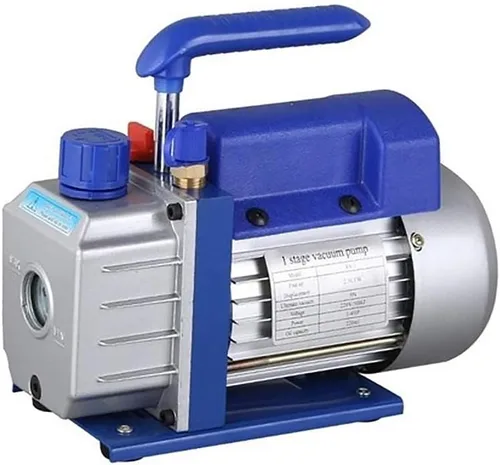 Vista 3 de ATO - Bomba de vacío de paletas rotativas de una etapa de 3 CFM/12 CFM, bomba de vacío monofásica universal, para aire acondicionado, refrigeración