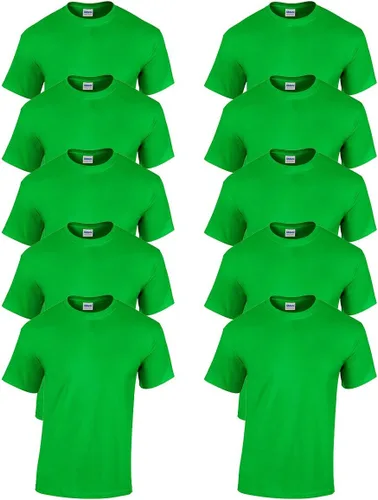 Vista 69 de Gildan Camiseta G500 para hombre Ceniza/baya