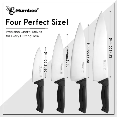 Vista 7 de Cuchillo de chef de 6 pulgadas, hoja de acero inoxidable de alto carbono certificada NSF – Mango ergonómico codificado por colores, cuchillo de Negro