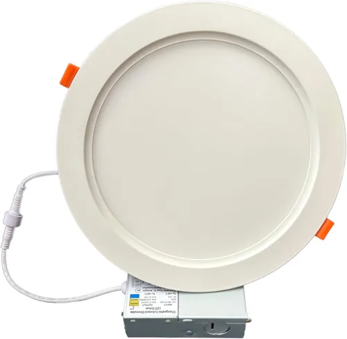 Vista 13 de E2 Lighting Luz LED empotrable de 4 pulgadas, retrofit LED empotrable de 4 pulgadas, 9W regulable delgado LED Downlight, 3CCT sintonizable