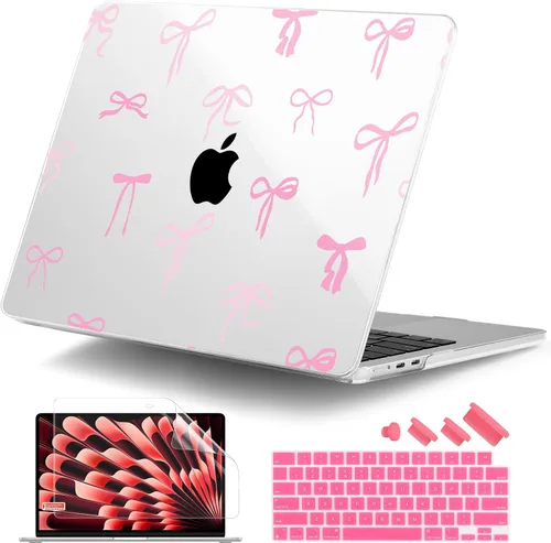 Vista 38 de [Usado] DONGKE Funda para MacBook Air M4 de 13.6 pulgadas 2025 2024 2023 2022 Modelo A3240 A3113 A2681 M3 M2 Chip, carcasa rígida de plástico