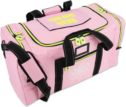 Vista 12 de Lightning X Value - Bolsa de equipo de bomberos con cruz maltesa y nombre bordado personalizado Negro
