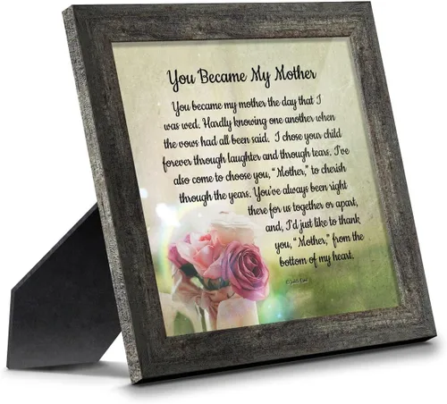 Vista 24 de Crossroads Home Décor Regalos para suegra - Regalos de nuera, You Became My Mother 7346BW