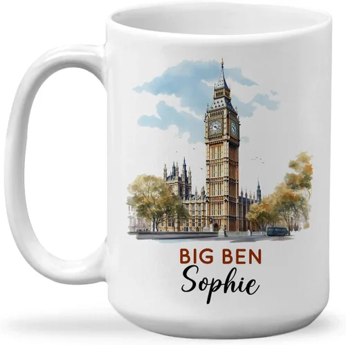 Vista 20 de Tazas de viaje con nombre personalizado Mount Rushmore National Memorial, tazas de viaje de cerámica personalizadas con diseño de lugar famoso