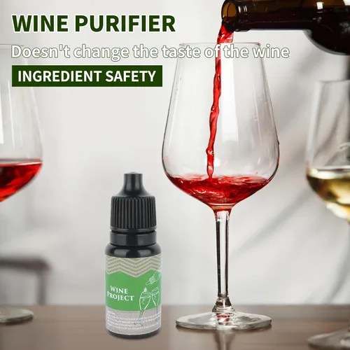 Vista 4 de Filtros de vino, purificador de vino, elimina el sulfito y la histamina, el purificador de vino reduce el dolor de cabeza, evita las sensibilidades