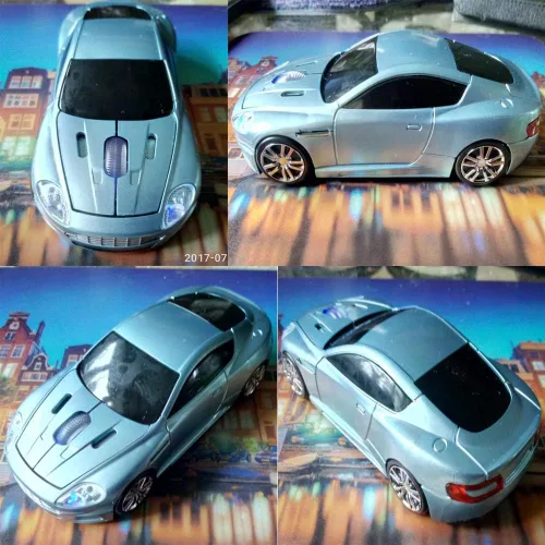 Vista 6 de Ratón inalámbrico para automóvil deportivo, mouse óptico 3D para computadora de escritorio, computadora portátil, mouse de computadora, mouse