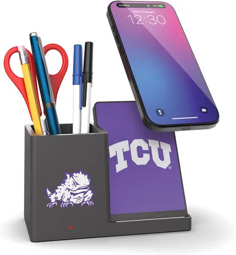Vista 18 de SOAR NCAA - Soporte de carga inalámbrico unisex para teléfono celular y organizador de escritorio Color del