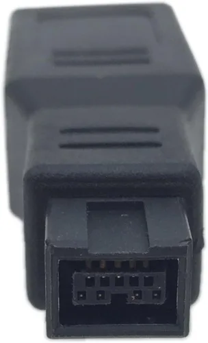 Vista 4 de CERRXIAN FireWire IEEE 1394 Tipo A 400 6 Pin hembra a 1394 Tipo B 800 9 Pin macho transferencia de datos adaptador convertidor