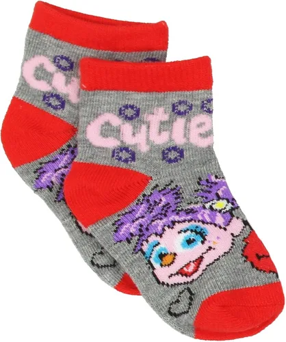 Vista 3 de Sesame Street Elmo Abby - Calcetines para niñas pequeñas, paquete de 6