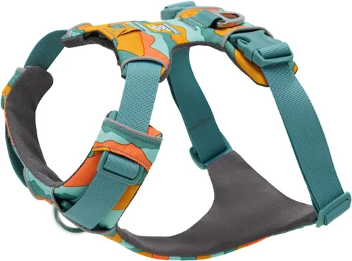 Vista 12 de Ruffwear, Front Range - Arnés reflectante para perro, suave y acolchado, de uso diario, con doble clip para correa, ajustable, ligero, para caminar