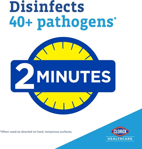 Vista 4 de Clorox Healthcare VersaSure - Toallitas desinfectantes limpiadoras, 12 x 12 pulgadas, cubo de 110 unidades (el paquete puede variar)